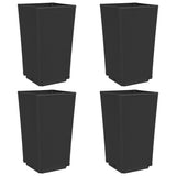 Vidaxx plantekasser 4 stk 32,5x32,5x57 cm polypropylen sort