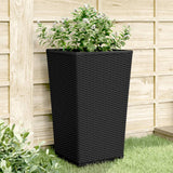 Vidaxx plantekasser 4 stk 32,5x32,5x57 cm polypropylen sort