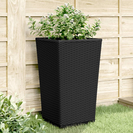 Vidaxx plantekasser 4 stk 32,5x32,5x57 cm polypropylen sort