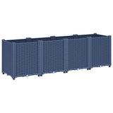 Vidaxx plantekasse 160x40x53 cm polypropylen blå-grå