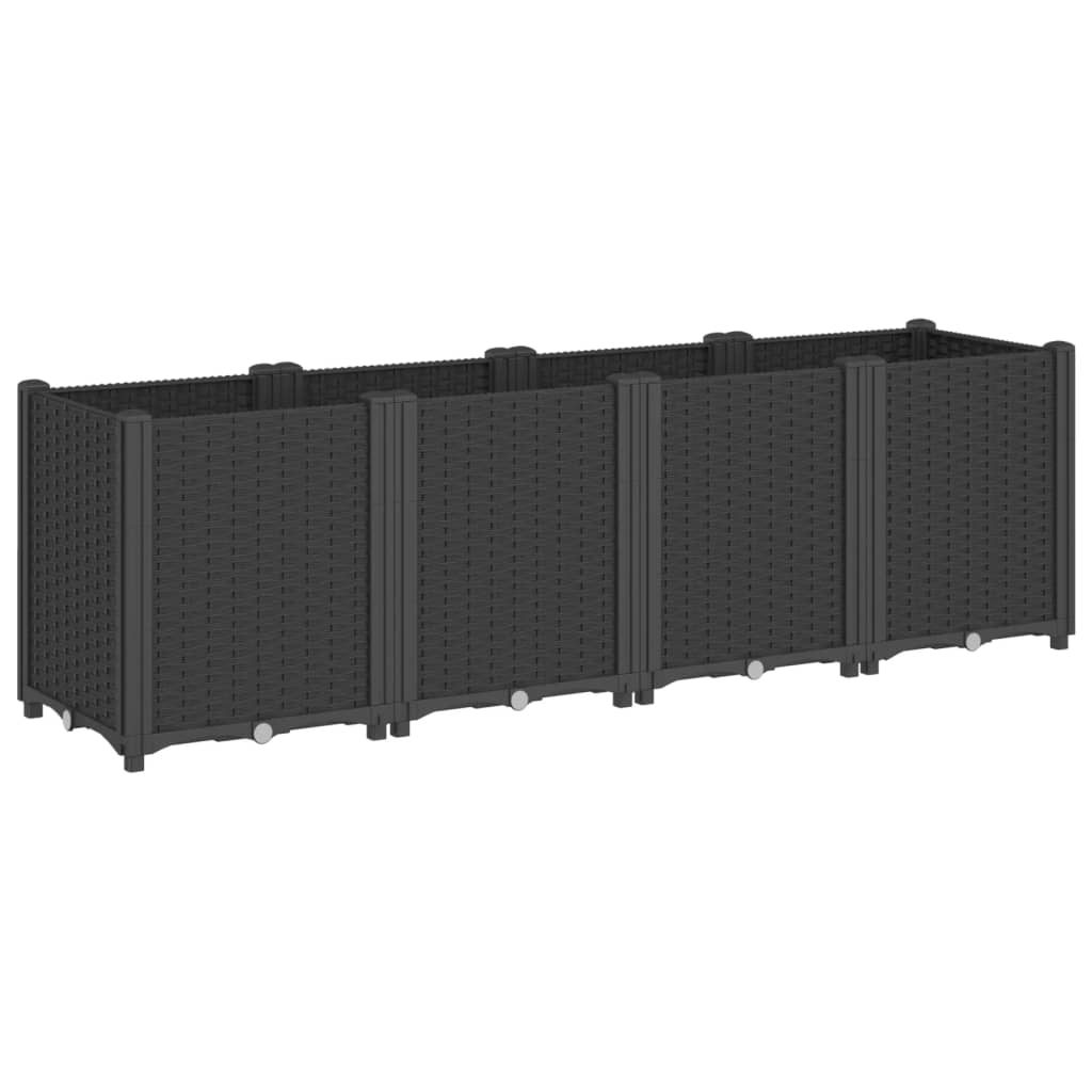 Vidaxx plantekasse 160x40x53 cm polypropylen sort