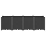 Vidaxx plantekasse 160x40x53 cm polypropylen sort