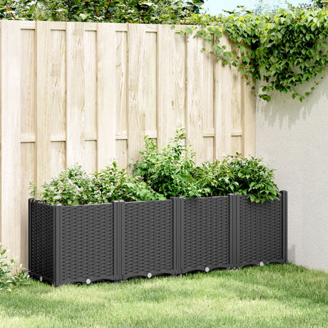 Vidaxx plantekasse 160x40x53 cm polypropylen sort