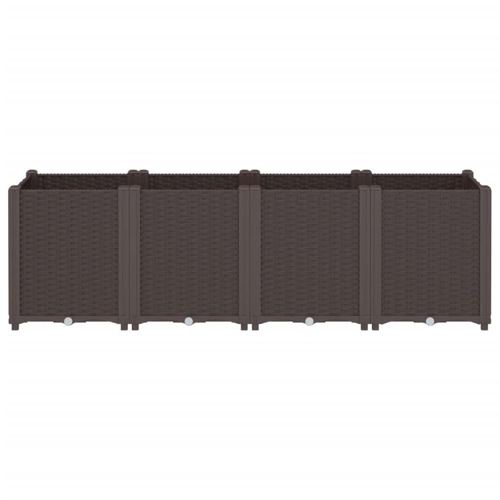 Vidaxx plantekasse 160x40x53 cm polypropylen brun