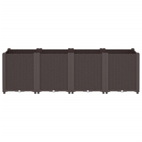 Vidaxx plantekasse 160x40x53 cm polypropylen brun