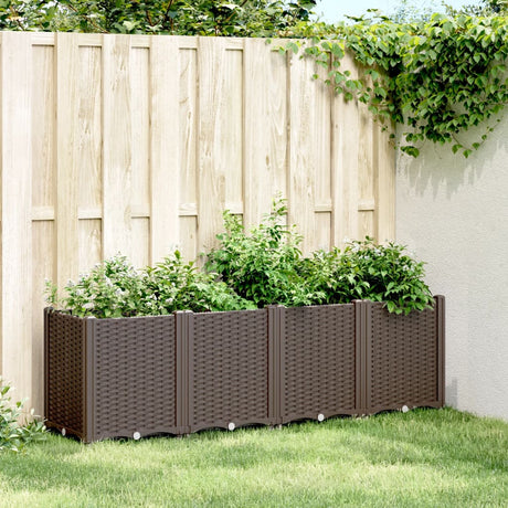 Vidaxx plantekasse 160x40x53 cm polypropylen brun