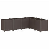 Vidaxx plantekasse 160x120x53 cm polypropylen brun