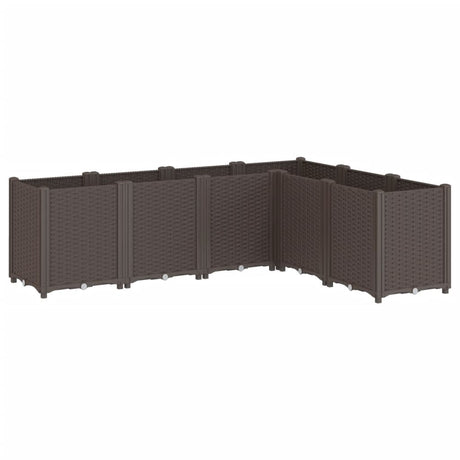 Vidaxx plantekasse 160x120x53 cm polypropylen brun