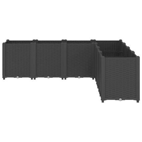 Vidaxx plantekasse 160x160x53 cm polypropylen sort