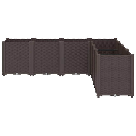 Vidaxx plantekasse 160x160x53 cm polypropylen brun