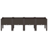 Vidaxx plantekasse med ben 160x40x42 cm polypropylen brun