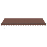 VidaXL Markise automatisk udtrækbar 600x350 cm brun