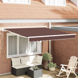 Vidaxx fortelt manuelt udtrækbart 300x250 cm brun