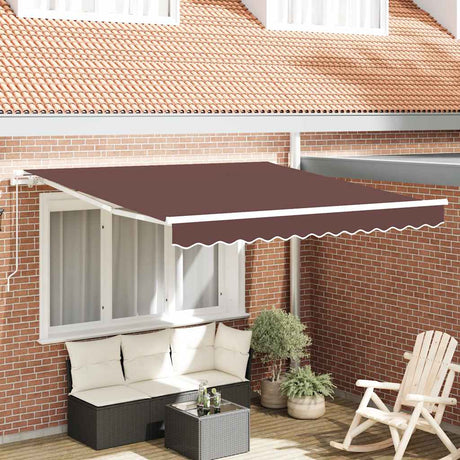 Vidaxx fortelt manuelt udtrækbart 300x250 cm brun