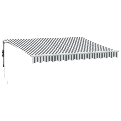 Vidaxx fortelt automatisk udtrækbar LED 350x250 cm antracit og hvid