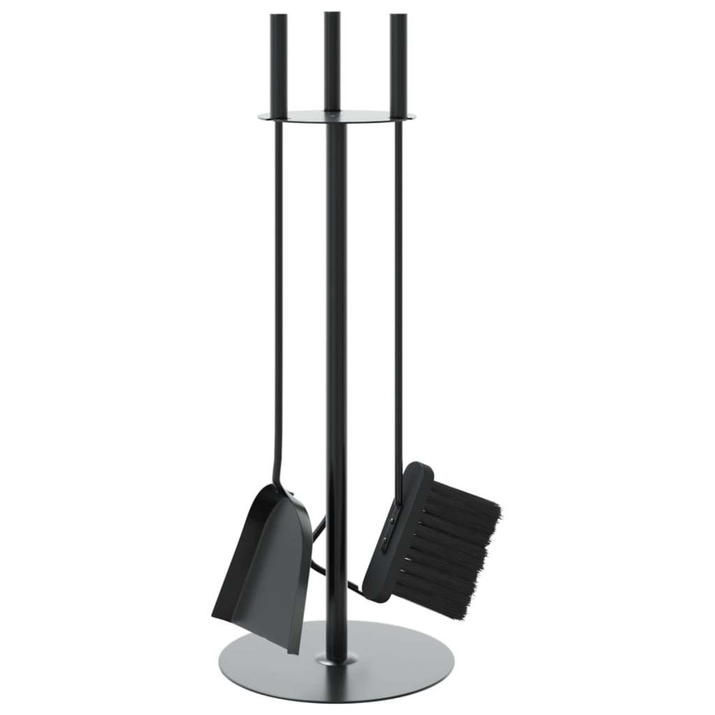 Vidaxxl 4-delt pejseværktøjssæt 22x59 cm stål