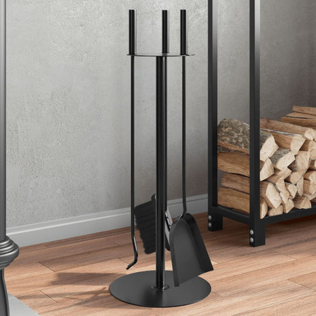 Vidaxxl 4-delt pejseværktøjssæt 22x59 cm stål