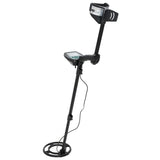 Vidaxxl metaldetektor med LCD-skærm, 24 cm søgedybde