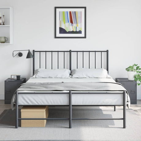 Vidaxl nachtkastjes 2 st 34,5x39x44 cm staal antracietkleurig