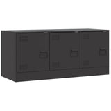 Vidaxl tv-meubel 99x39x44 cm staal zwart