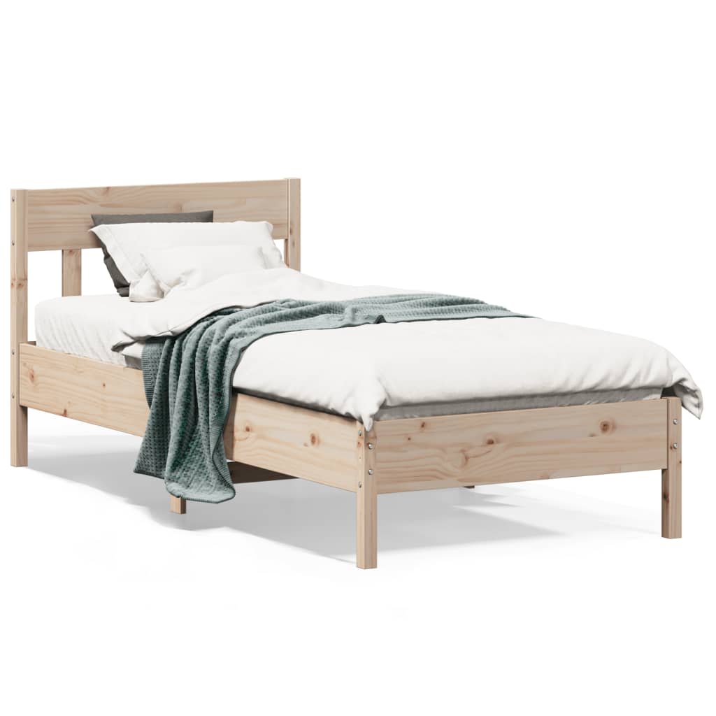 Vidaxl bedframe zonder matras massief grenenhout 90x200 cm
