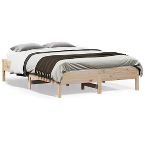 Vidaxl bedframe zonder matras massief grenenhout 140x190 cm
