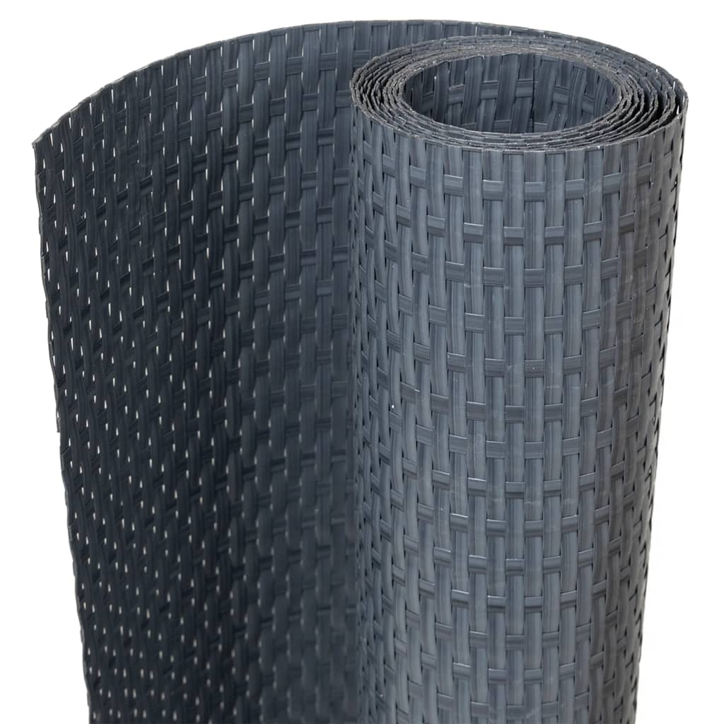 Vidaxx altanskærm 400x80 cm polyrattan antracit