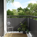 Vidaxx altanskærm 400x80 cm polyrattan antracit