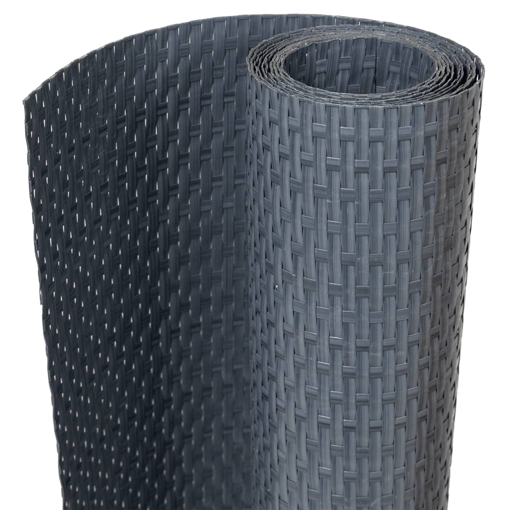 Vidaxx altanskærm 500x80 cm polyrattan antracit