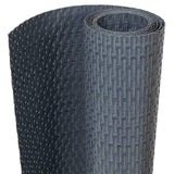 Vidaxx altanskærm 500x80 cm polyrattan antracit