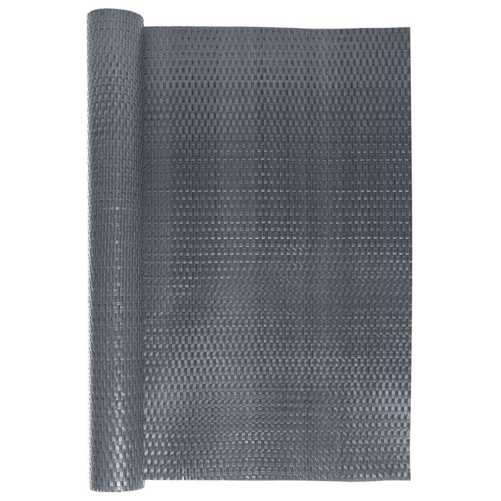 VidaXL Balkonskærm 600x100 cm polyrattan antracit