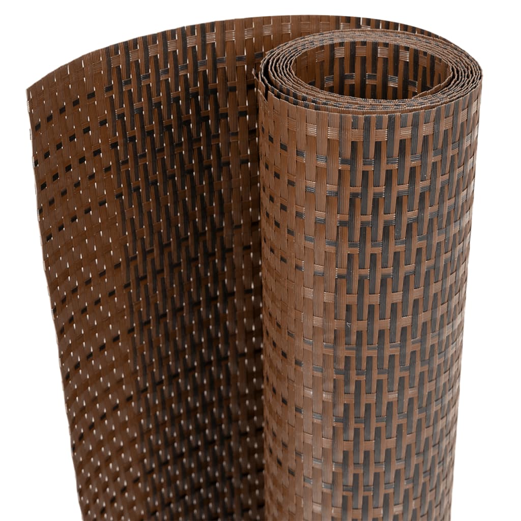 Vidaxx altanskærm 400x100 cm polyrattan brun og sort