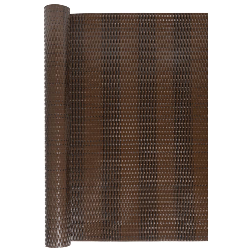 Vidaxx altanskærm 1000x90 cm polyrattan brun og sort