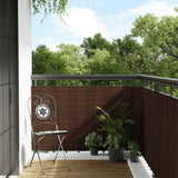 Vidaxx altanskærm 1000x90 cm polyrattan brun og sort