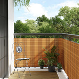 Vidaxx altanskærm 600x80 cm polyrattan lysebrun