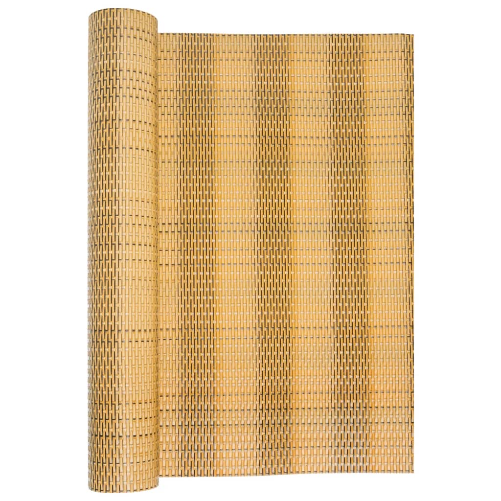 Vidaxx altanskærm 600x100 cm polyrattan lysebrun