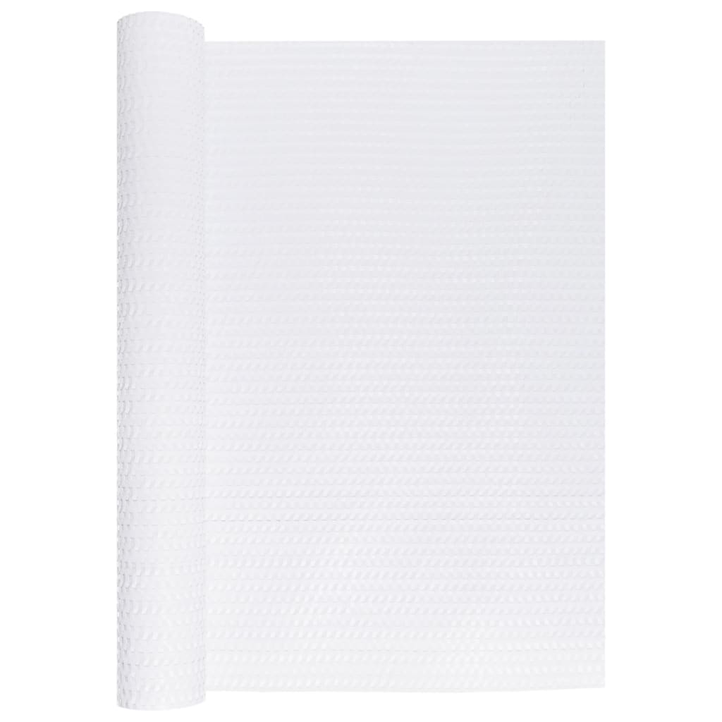 VidaXL altanskærm 500x90 cm polyrattan hvid