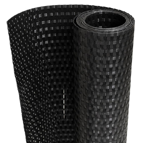 Vidaxx altanskærm 600x90 cm polyrattan sort