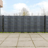 Vidaxx altanskærme 10 stk 255x19 cm polyrattan antracit