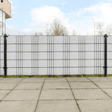 Vidaxx altanskærme 5 stk 255x19 cm polyrattan hvid