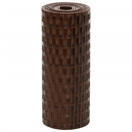 Vidaxx altanskærme 10 stk 255x19 cm polyrattan brun og sort