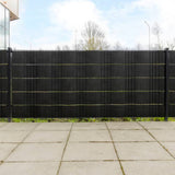 Vidaxx altanskærme 5 stk 255x19 cm polyrattan sort