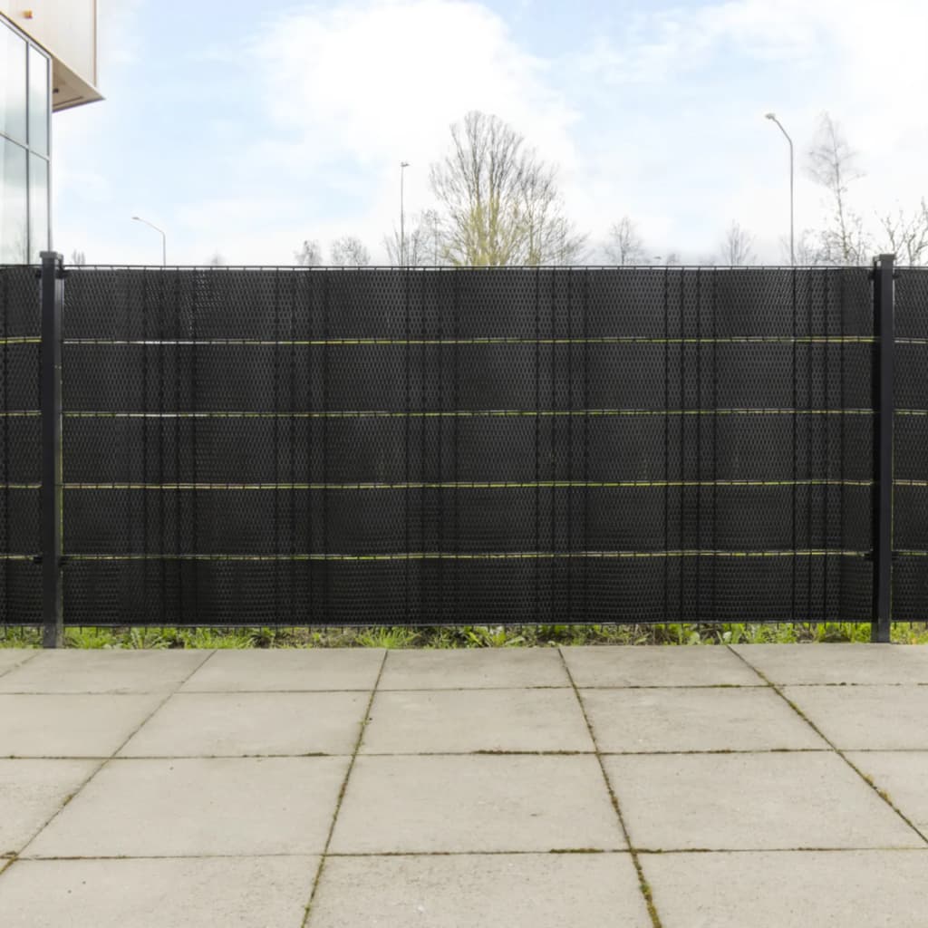 Vidaxx altanskærme 10 stk 255x19 cm polyrattan sort