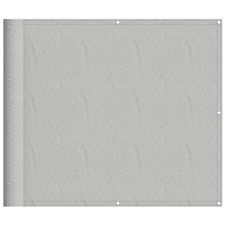 Vidaxl balkonscherm 90x700 cm 100% oxford polyester lichtgrijs