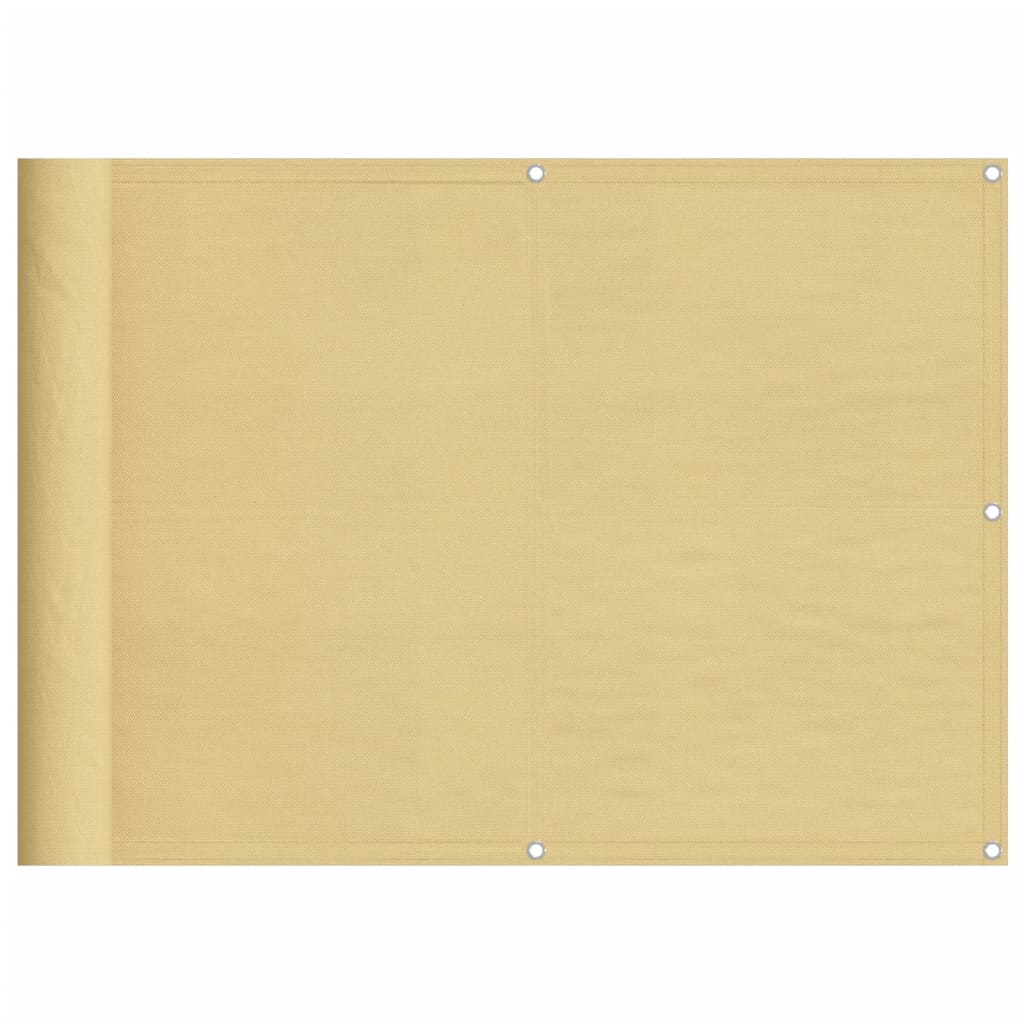 Vidaxx altanskærm 75x300 cm 100% oxford polyester sandfarvet