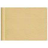 Vidaxx altanskærm 75x500 cm 100% oxford polyester sandfarvet