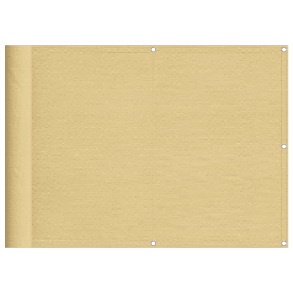 Vidaxx altanskærm 75x600 cm 100% oxford polyester sandfarvet