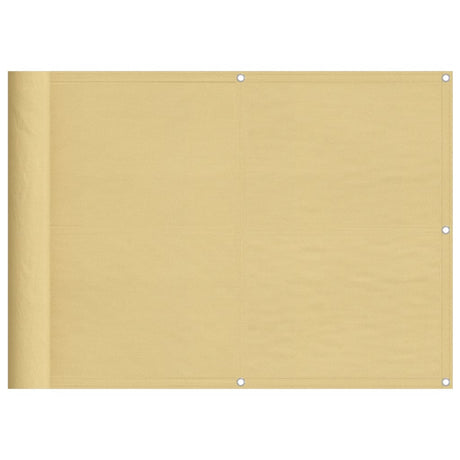 Vidaxx altanskærm 75x800 cm 100% oxford polyester sandfarvet