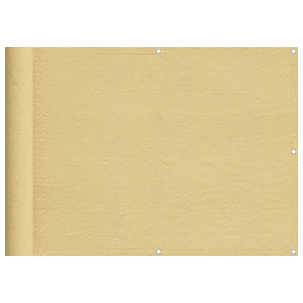 Vidaxx altanskærm 75x800 cm 100% oxford polyester sandfarvet