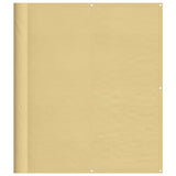 Vidaxx altanskærm 120x600 cm 100% oxford polyester sandfarvet
